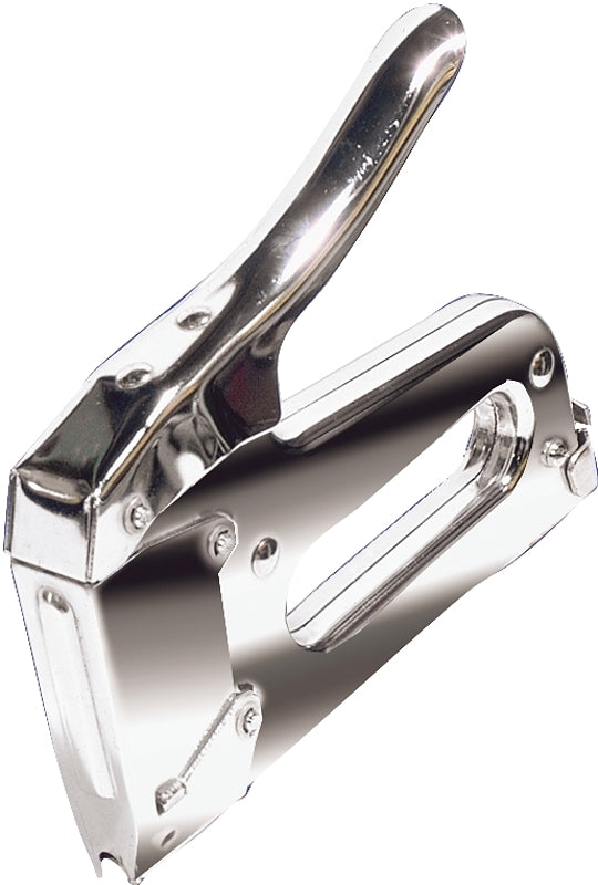 ARROW Arrow T25 Cable Staple Gun, Crown Staple, 3/8, 7/16, 9/16 in W Crown, Steel Staple