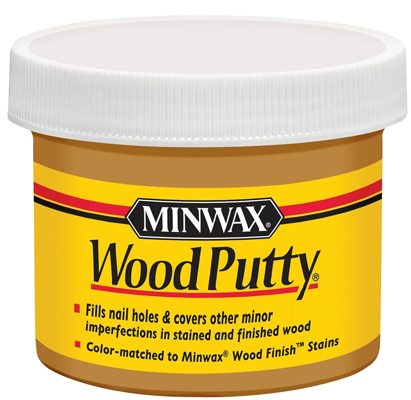 MINWAX Minwax 13611000 Wood Putty, Liquid, Golden Oak, 3.75 oz Jar PAINT MINWAX