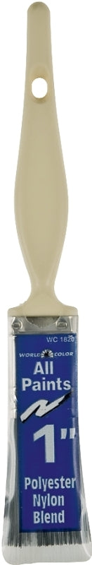 LINZER Linzer 1820-1 Paint Brush, 1 in W, 2-1/8 in L Bristle, Varnish Handle