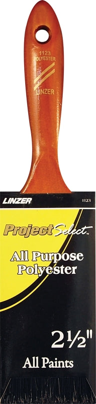 LINZER Linzer WC 1123-2.5 Paint Brush, 2-1/2 in W, 3-3/4 in L Bristle, Beaver Tail Handle