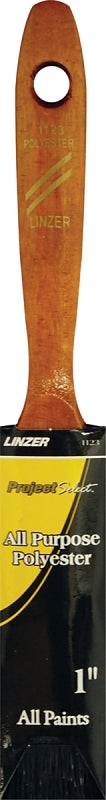 LINZER Linzer WC 1123-1 Paint Brush, 1 in W, 2-1/4 in L Bristle, Beaver Tail Handle