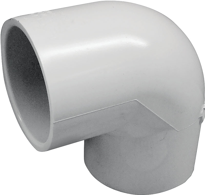 IPEX USA LLC-CANPLAS IPEX 035525 Elbow, 2-1/2 in, Socket, 90 deg Angle, PVC, White, SCH 40 Schedule, 300 psi Pressure