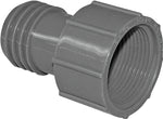 BOSHART INDUSTRIES Boshart UPVCFA-12 Pipe Adapter, 1-1/4 in, FPT x Insert, PVC, Gray PLUMBING, HEATING & VENTILATION BOSHART INDUSTRIES