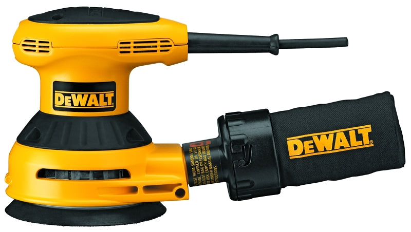 DEWALT DEWALT DWE6420/D26450 Random Orbit Sander, 3 A, 5 in Pad/Disc, PSA Pad/Disc, Includes: (1) Dust Bag with Vacuum Adapter TOOLS DEWALT