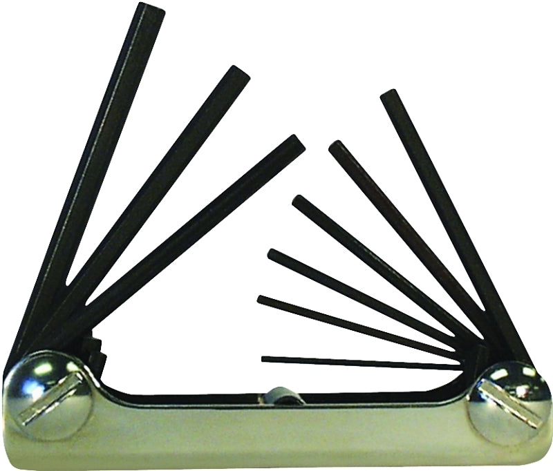 EKLIND Eklind 20912 Hex Key Set, Includes: 0.05 to 3/16 in Keys, 9-Piece, Steel