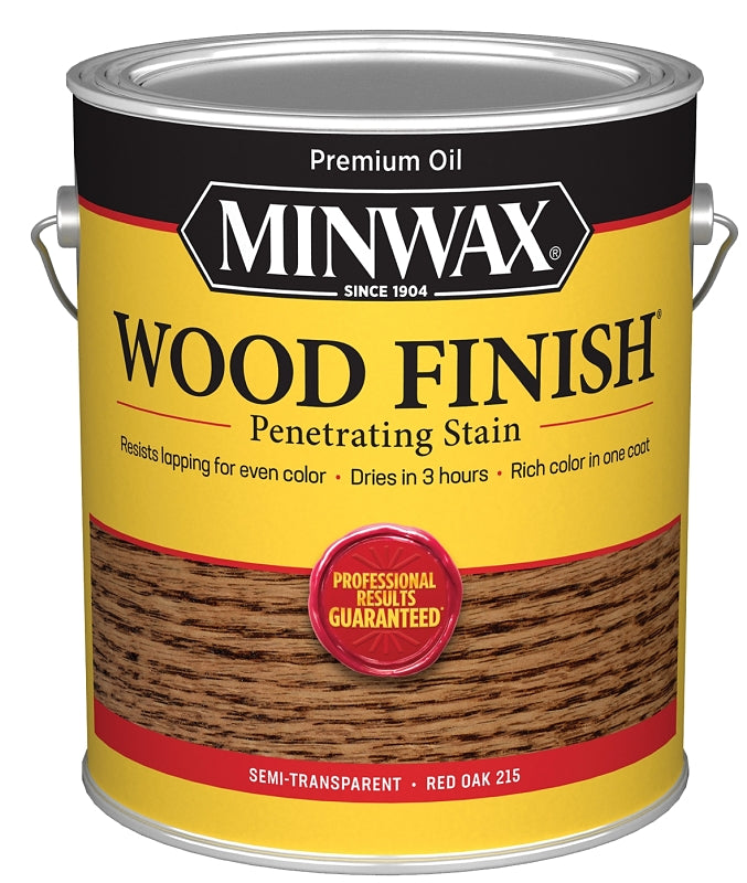 MINWAX Minwax Wood Finish 710830000 Wood Stain, Red Oak, Liquid, 1 gal, Can PAINT MINWAX