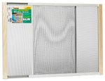 FROST KING Frost King W.B. Marvin AWS1837 Window Screen, 18 in L, 21 to 37 in W, Aluminum