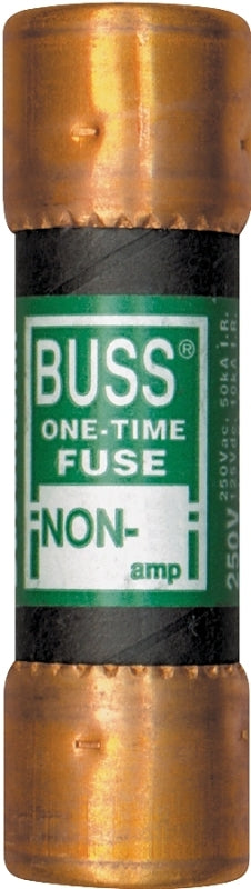 BUSSMANN Bussmann BP/NON-25 Fuse, 25 A, 250 VAC, 125 VDC, 50 kA Interrupt, Melamine Body, Cartridge Fuse ELECTRICAL BUSSMANN