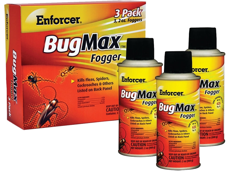 ENFORCER Enforcer BugMax EBMFOG2 Insect Fogger, 2000 cu-ft Coverage Area, Opaque White LAWN & GARDEN ENFORCER