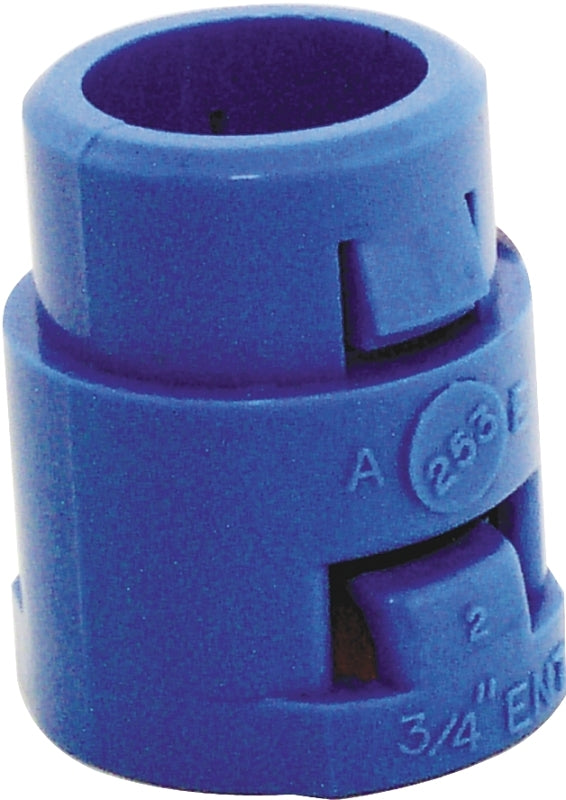 CARLON Carlon A253E-CAR Terminal Adapter, 3/4 in, 1.4 in L, PVC, Blue ELECTRICAL CARLON