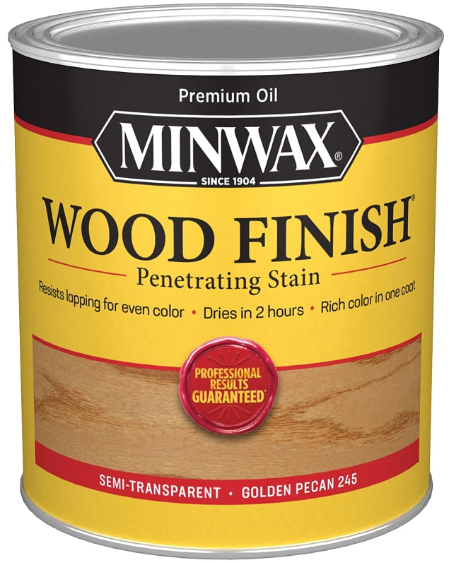 MINWAX Minwax 70041444 Wood Stain, Golden Pecan, Liquid, 1 qt Can
