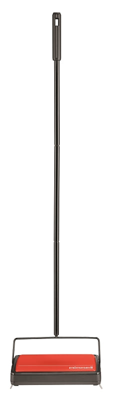 BISSELL Bissell Refresh 2483 Carpet and Floor Manual Sweeper, 9-1/2 in W Cleaning Path, Orange