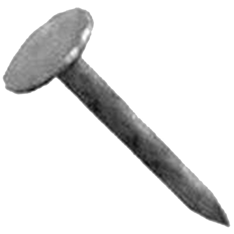 PRO-FIT ProFIT 0132175 Hand Drive Roofing Nail, 3 in L, Flat Head, 11 ga, Steel, 5 lb