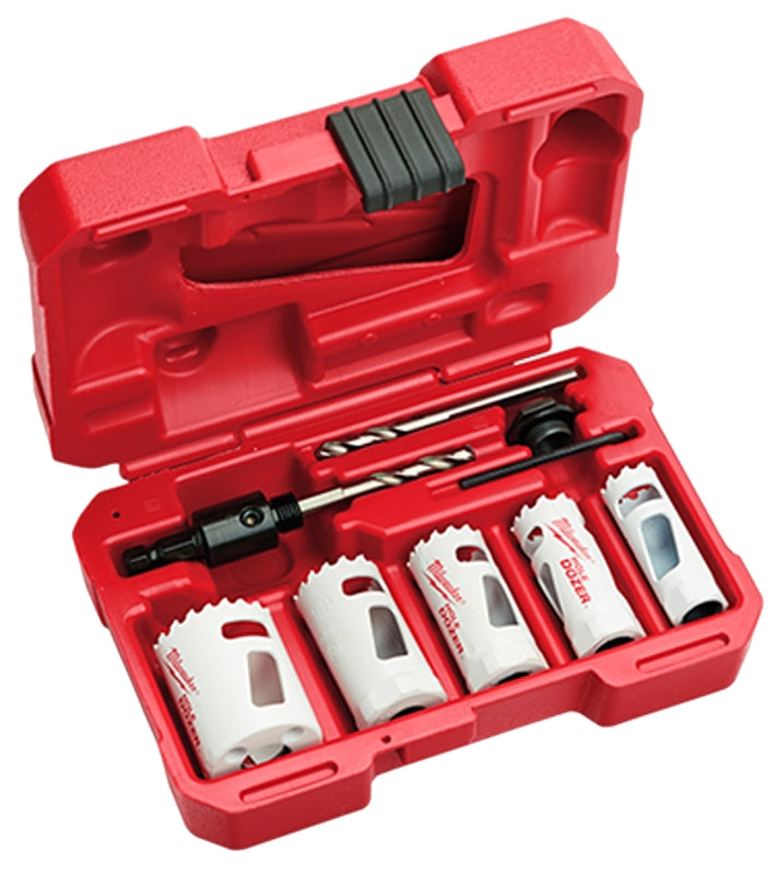 MILWAUKEE Milwaukee 49-22-4006 Hole Saw Kit, 9-Piece TOOLS MILWAUKEE