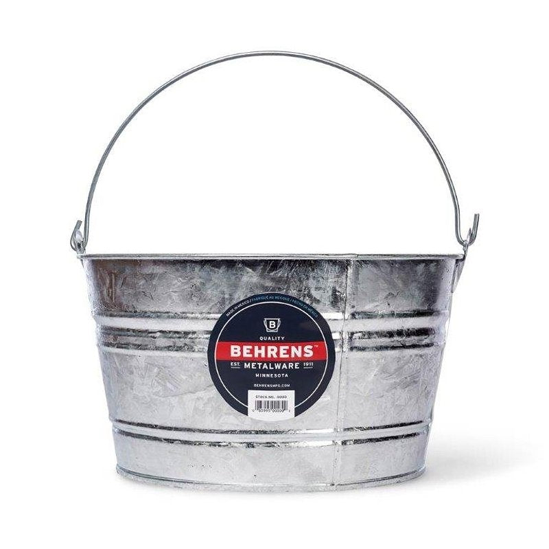 BEHRENS MANUFACTURING Behrens C17 Scrub Pail, 4.25 gal Capacity, Steel HARDWARE & FARM SUPPLIES BEHRENS MANUFACTURING