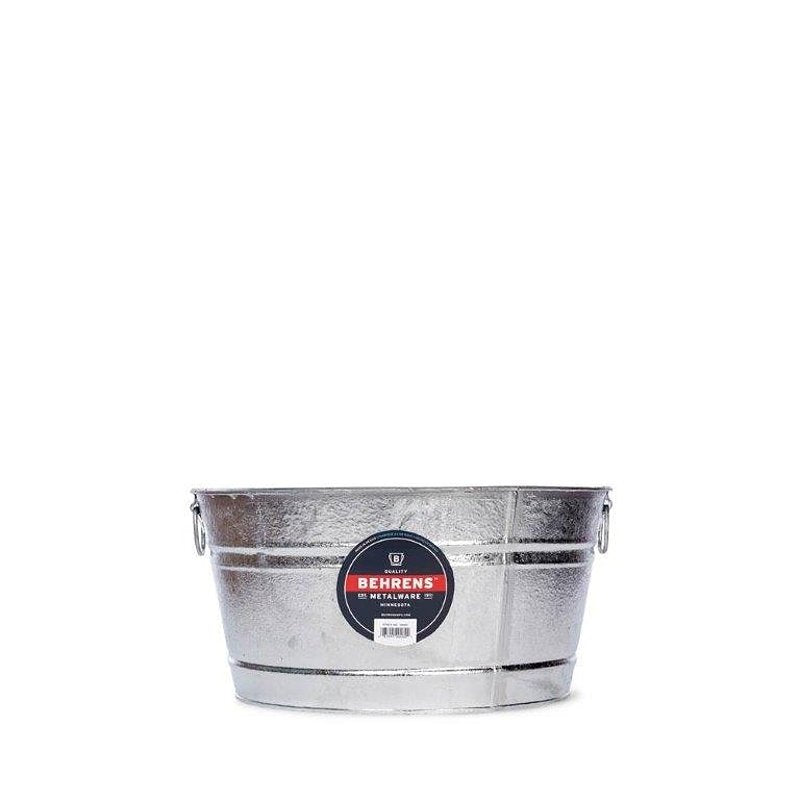 BEHRENS MANUFACTURING Behrens 0 Wash Tub, 9 gal, Steel