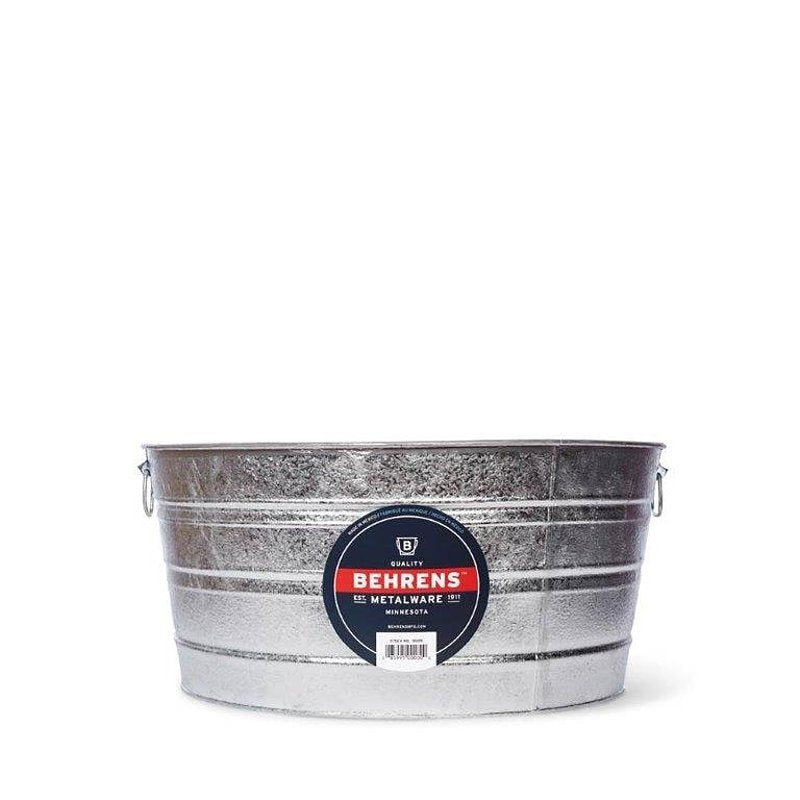 BEHRENS MANUFACTURING Behrens 3 Wash Tub, 17 gal, Steel HARDWARE & FARM SUPPLIES BEHRENS MANUFACTURING