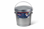 BEHRENS MANUFACTURING Behrens 6110 Locking Lid Can, 10 gal Capacity, Galvanized Steel, Silver