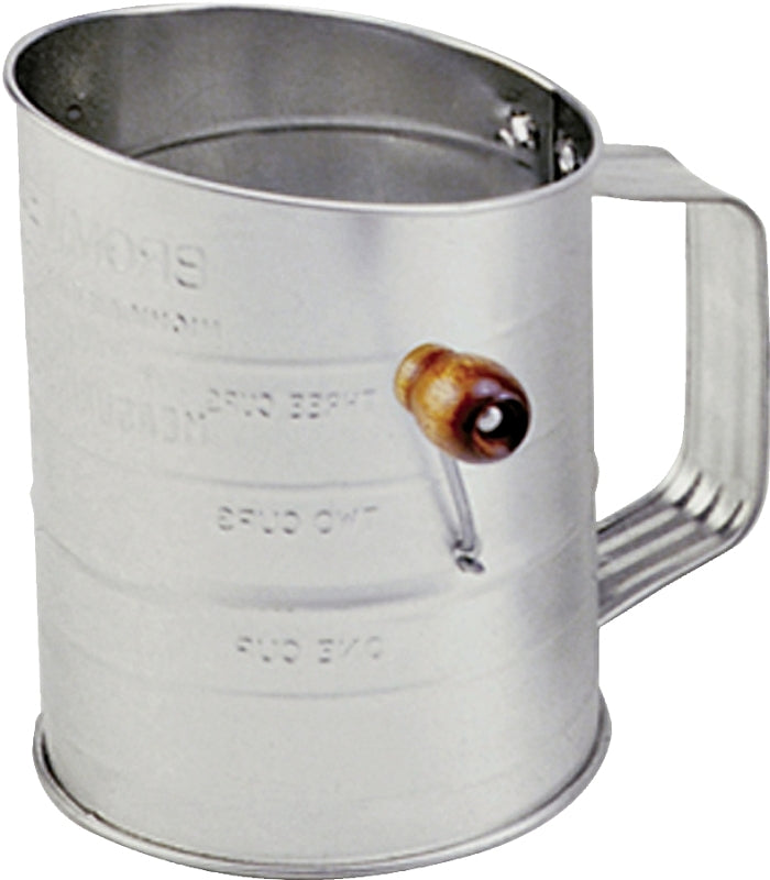 NORPRO Norpro 136 Rotary Flour Sifter, 24 oz, 6 in H, Stainless Steel APPLIANCES & ELECTRONICS NORPRO