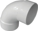 IPEX USA LLC-CANPLAS Canplas 414164BC Sanitary Pipe Elbow, 4 in, Hub, 90 deg Angle, PVC PLUMBING, HEATING & VENTILATION IPEX USA LLC-CANPLAS