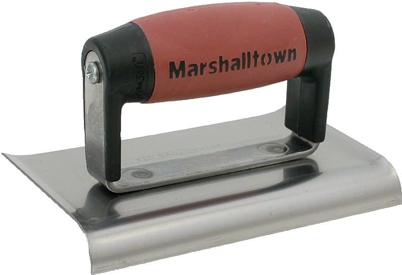 MARSHALLTOWN Marshalltown DuraSoft Series 138D Hand Edger, 6 in L Blade, 4 in W Blade, HCS Blade, 5/8 in Lip, 1/2 in Lip Radius TOOLS MARSHALLTOWN
