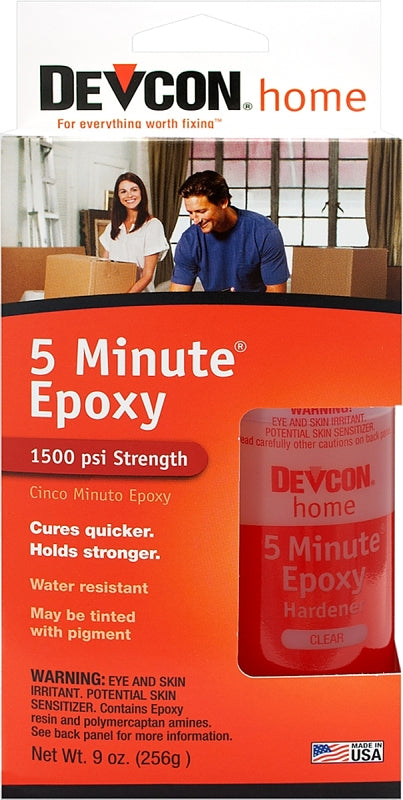 DEVCON Devcon 20945 Epoxy Adhesive, Amber, Liquid, 4.5 oz Bottle PAINT DEVCON