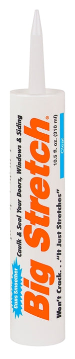 SASHCO Sashco 10006 Caulk, Clear, -30 to 250 deg F, 10.5 oz Cartridge PAINT SASHCO