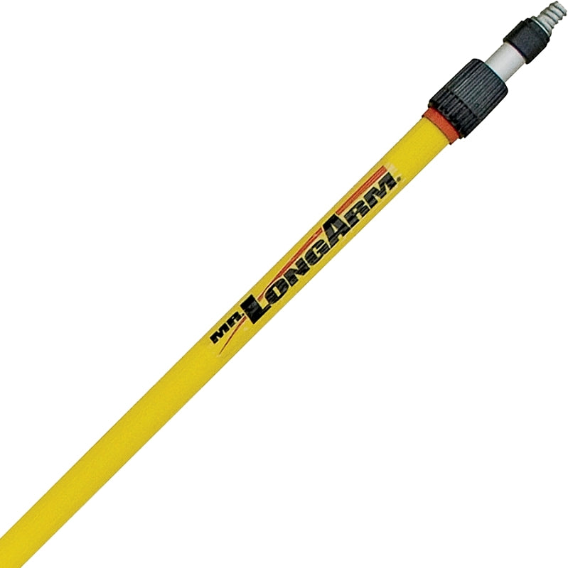 MR.LONGARM Mr. LongArm Alumiglass 6512 Extension Pole, 1-1/4 in Dia, 6.1 to 11.6 ft L, Aluminum, Fiberglass Handle PAINT MR.LONGARM