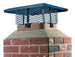SHELTER Shelter SCADJ-S Adjustable Chimney Cap, Steel, Black, Powder-Coated, Fits Duct Size: 19-1/4 x 9-1/4 x 19-1/4 in PLUMBING, HEATING & VENTILATION SHELTER