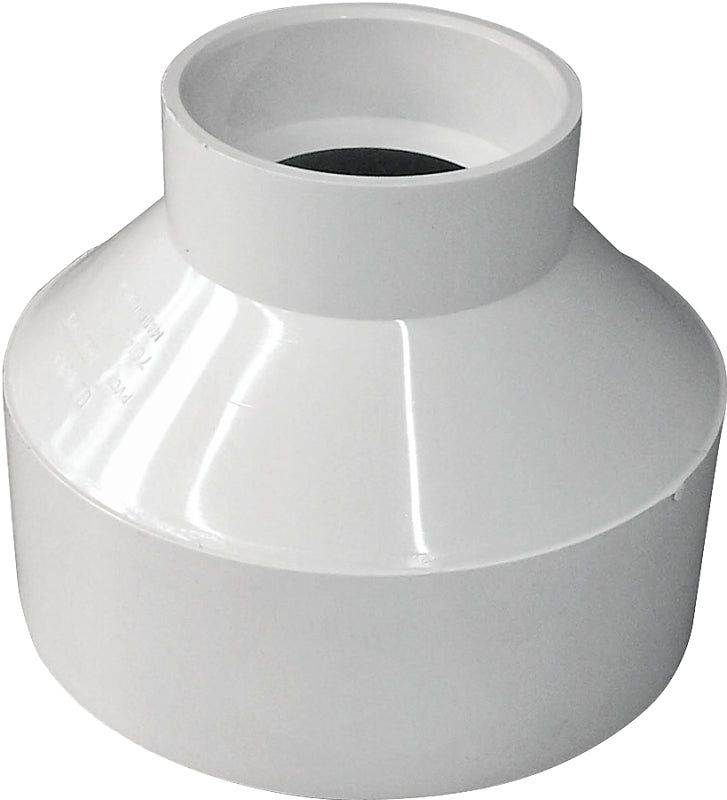 IPEX USA LLC-CANPLAS Canplas 193025 Reducing Coupling, 4 x 2 in, Hub, PVC, White PLUMBING, HEATING & VENTILATION IPEX USA LLC-CANPLAS