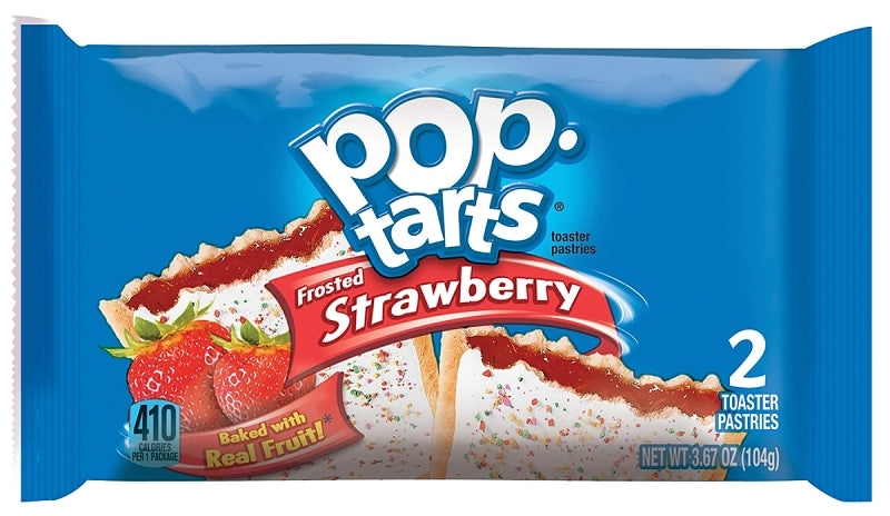 POP-TARTS Pop-Tarts POPTARTS Frosted Toaster Pastry, Strawberry Flavor, 3.67 oz