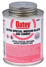 OATEY Oatey 30917 Series Solvent Cement, 8 oz Can, 315 g/L, Opaque Liquid, Black