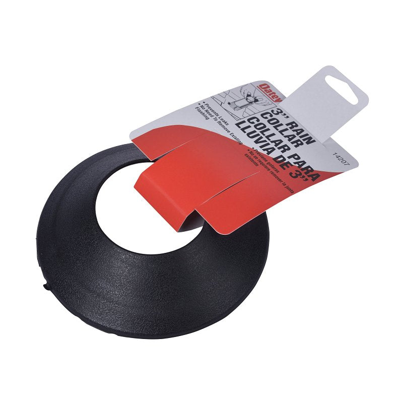 OATEY Oatey 14207 Rain Collar, 3 in Vent Hole, Rubber PLUMBING, HEATING & VENTILATION OATEY