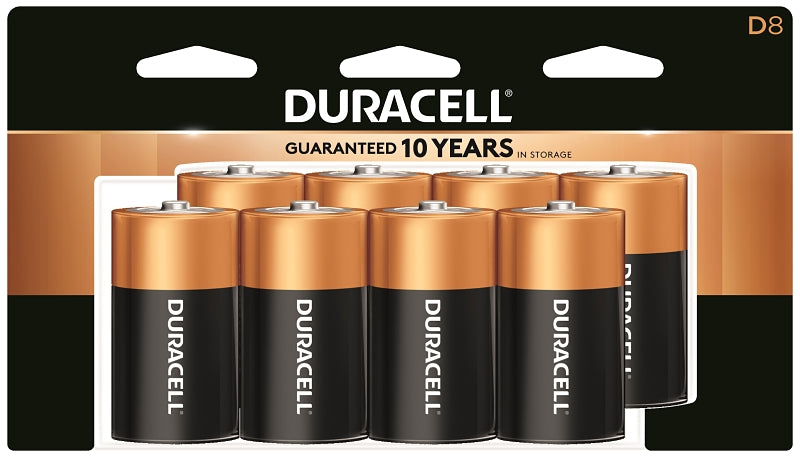 DURACELL Duracell 4133393364 Battery, 1.5 V Battery, D Battery, Alkaline, Manganese Dioxide ELECTRICAL DURACELL