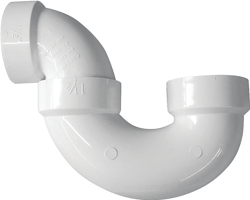 IPEX USA LLC-CANPLAS Canplas 193201S P-Trap, 1-1/2 in, Hub, PVC, White, SCH 40 Schedule PLUMBING, HEATING & VENTILATION IPEX USA LLC-CANPLAS