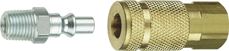 TRU-FLATE Tru-Flate 13-301 Coupler and Plug Set, A-Style, 1/4 in AUTOMOTIVE TRU-FLATE