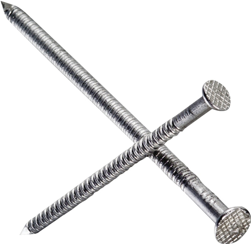 SIMPSON STRONG-TIE Simpson Strong-Tie S8PTD1 Deck Nail, 8D, 2-1/2 in L, 304 Stainless Steel, Bright, Full Round Head, Annular Ring Shank HARDWARE & FARM SUPPLIES SIMPSON STRONG-TIE   
