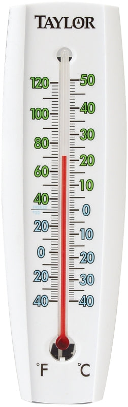 TAYLOR Taylor 5153/5301 Thermometer, 1/2 x 2-3/8 x 7-5/8 in Dimensions, -40 to 120 deg F