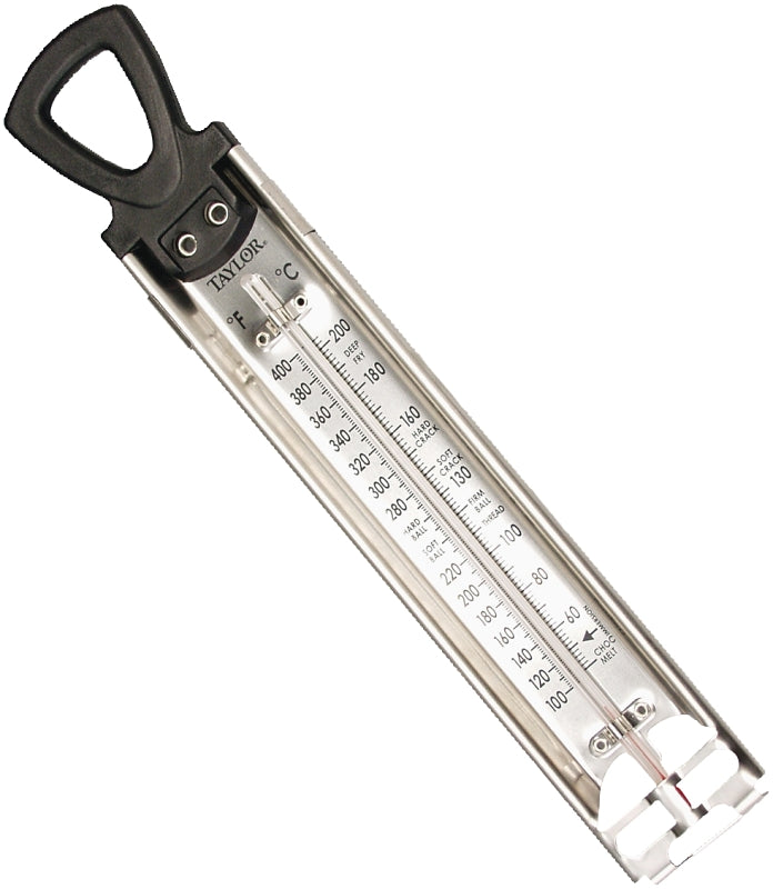 TAYLOR Taylor 5983N Candy/Deep Fry Thermometer, 100 to 400 deg F, Analog Display