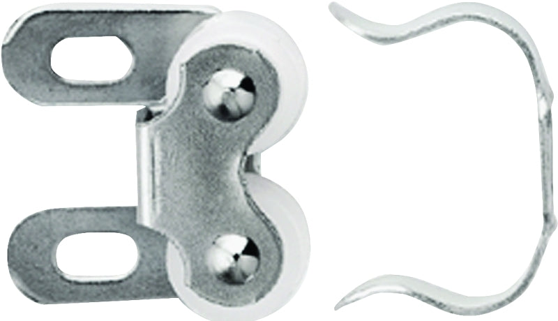 AMEROCK Amerock BP347414 Roller Catch, 1 in L x 1-1/16 in W Catches, Steel, Nickel HARDWARE & FARM SUPPLIES AMEROCK