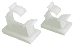 GB Gardner Bender GKK-1575 Adjustable Ratcheting Cable Holder, Clamping Range: 3/4 in, Nylon/Plastic, White, Adhesive ELECTRICAL GB