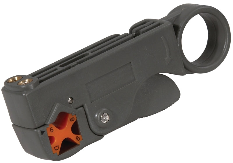 ZENITH AmerTac VM1001RG6ST Coax Stripping Tool, 3-7/8 in OAL, Cushion-Grip Handle ELECTRICAL ZENITH