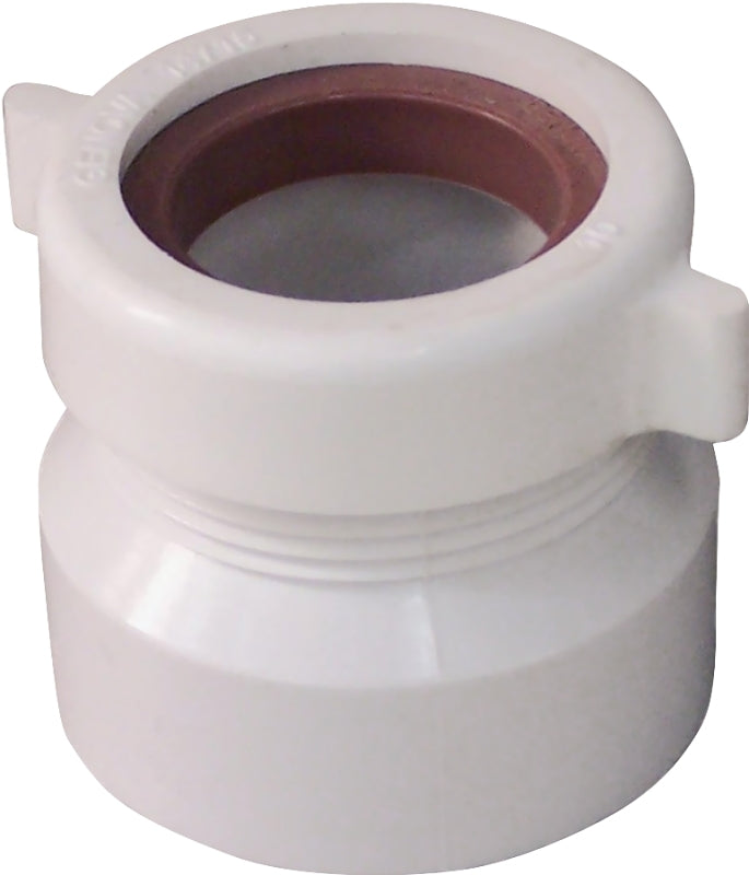 IPEX USA LLC-CANPLAS Canplas 192859A Trap Pipe Adapter, 1-1/2 x 1-1/4 x 1-1/2 in, MNPT x Hub, PVC, White PLUMBING, HEATING & VENTILATION IPEX USA LLC-CANPLAS
