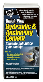 DAP DAP 14086 Hydraulic and Anchoring Cement, Powder, Gray, 28 days Curing, 5 lb Box PAINT DAP