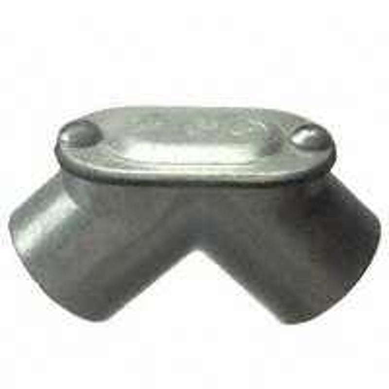 HALEX Halex 94110 Pull Elbow, 90 deg Angle, 1 in FPT x FPT, Zinc ELECTRICAL HALEX