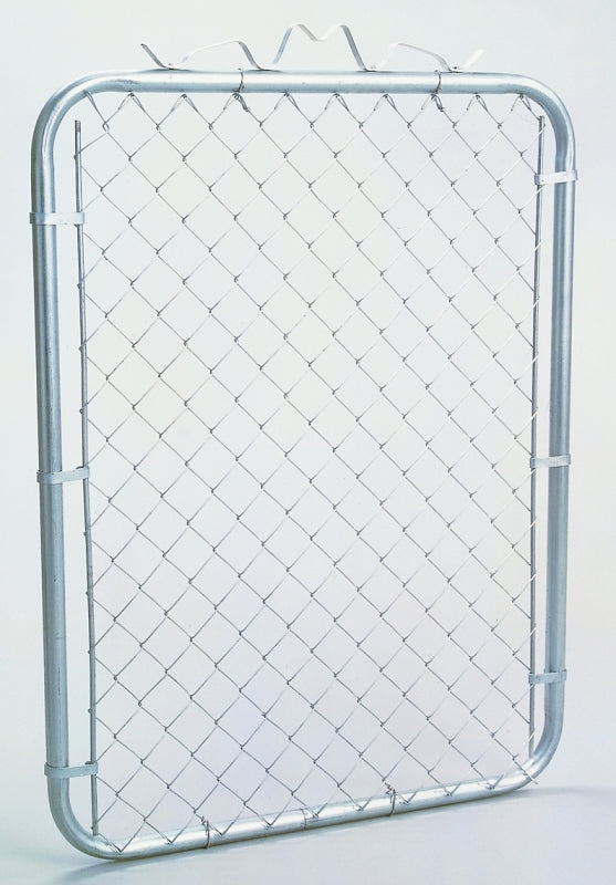STEPHENS PIPE & STEEL Stephens Pipe & Steel GTB03948 Chain Link Walk Gate, 48 in H Gate, Steel Frame, Steel Mesh, Silver HARDWARE & FARM SUPPLIES STEPHENS PIPE & STEEL