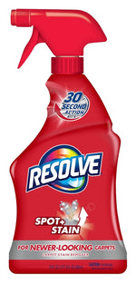 E.H. (US) LLC ACCT 7003 Resolve 1920000601 Carpet Cleaner, 22 oz Spray Bottle, Aqueous Solution, Characteristic, Pale Amber
