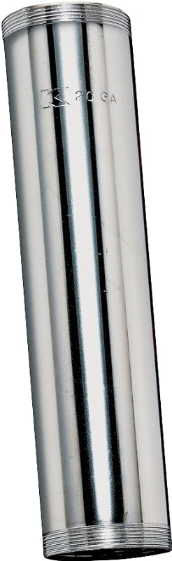 KEENEY Keeney PP20210 Pipe Extension Tube, 1-1/4 in, 6 in L, Threaded, Brass, Chrome PLUMBING, HEATING & VENTILATION KEENEY