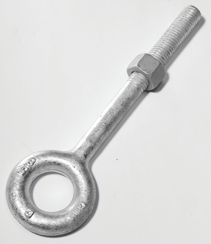 BARON Baron 24-3/8X2-1/2 Eye Bolt, 3/8 in Thread, 1-1/2 in L Thread, 3/4 in ID x 1-1/2 in OD Dia Eye, 2-1/2 in L Shank HARDWARE & FARM SUPPLIES BARON