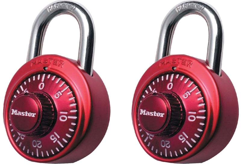 MASTER LOCK Master Lock 1530T Padlock, 1-7/8 in W Body, 9/32 in Dia Shackle, 3/4 in H Shackle, Steel Shackle, Metal Body